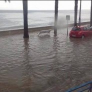 Día de tormenta en Aguadulce, noche de pizza y de Cuaresma.